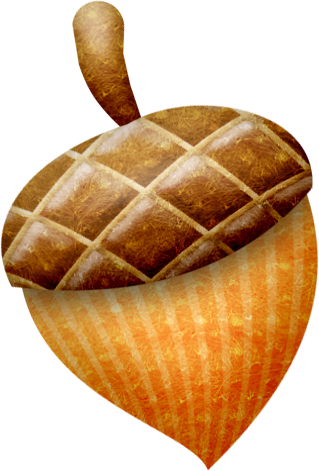 Autumn / Fall * - Nuez Animada Png (319x471), Png Download