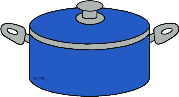 Blue Pot (648x376), Png Download