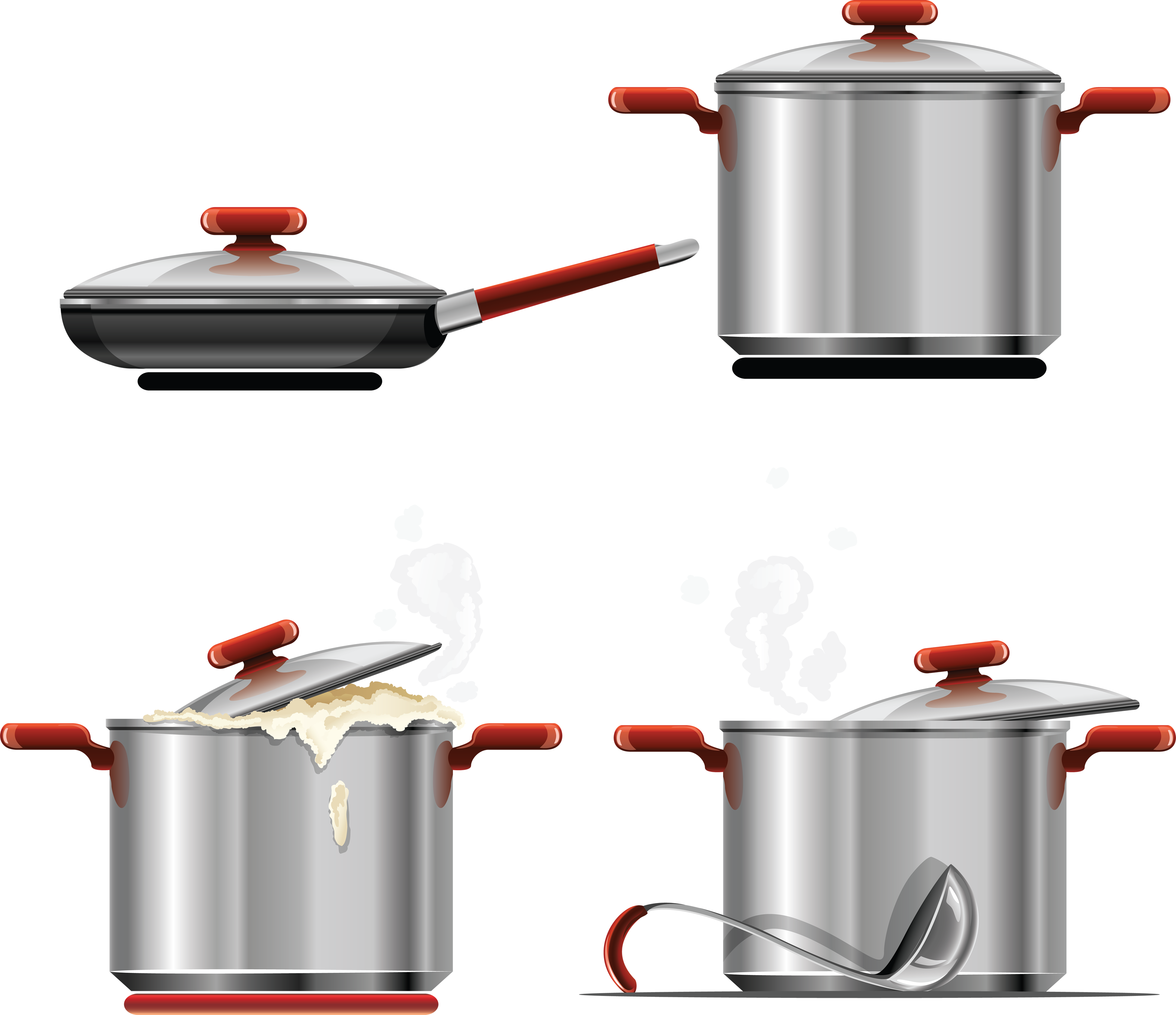 Cooking Pan Png Image - Pan Vector Free (3505x3026), Png Download