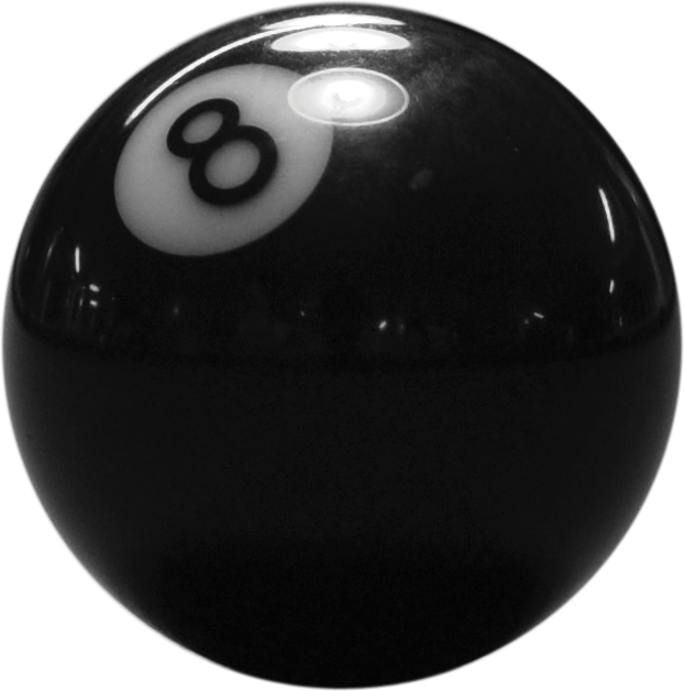 8bal - Billiard Ball (622x628), Png Download
