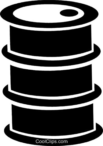 Oil Barrel Royalty Free Vector Clip Art Illustration - Clip Art Oil Barrel (338x480), Png Download