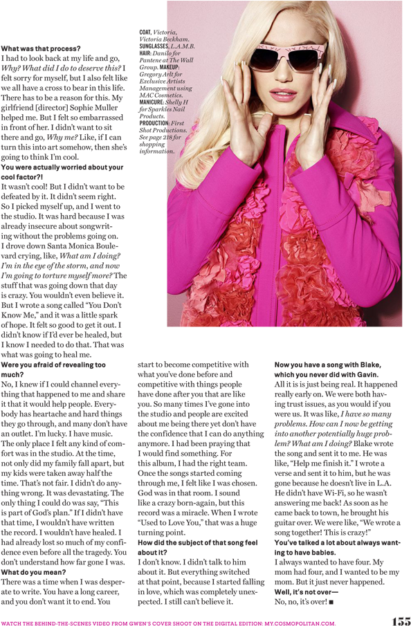 Photo Courtesy Of Cosmpolitan/nicole - L.a.m.b. (675x932), Png Download