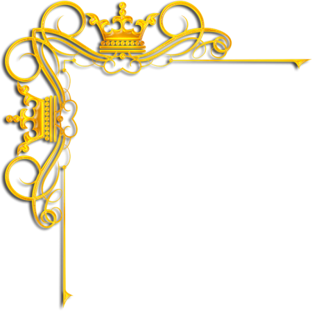 Gold Corner Border Design Png Золотые Уголки - Gold (450x448), Png Download