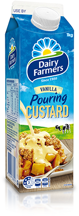 Pouring Custard - Dairy Farmers (336x500), Png Download