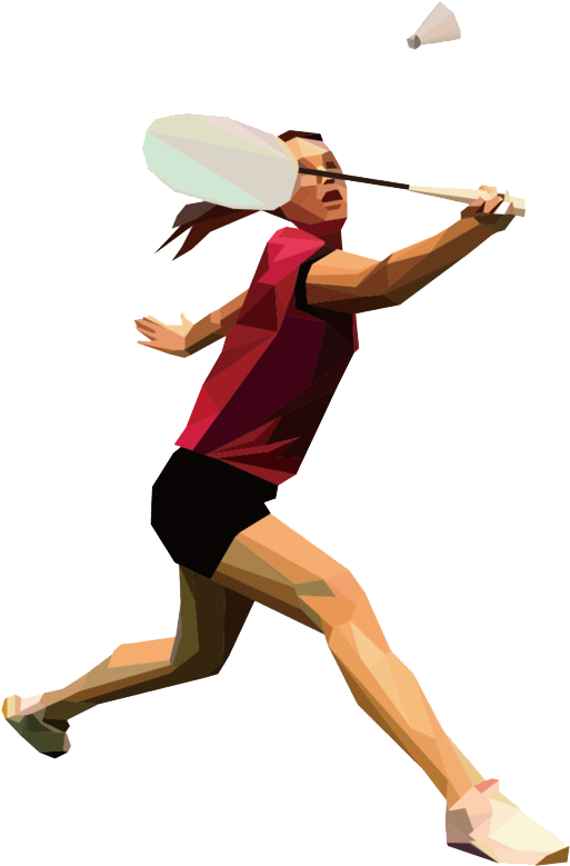 People Playing Badminton Png (900x900), Png Download