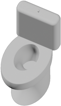 Wc Autocad - Wc Imagen Png (640x480), Png Download