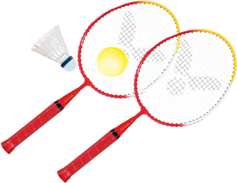 Victor Mini Badminton Set - Mini Badminton (849x662), Png Download
