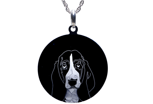 Basset Hound Charm - Dog (500x418), Png Download
