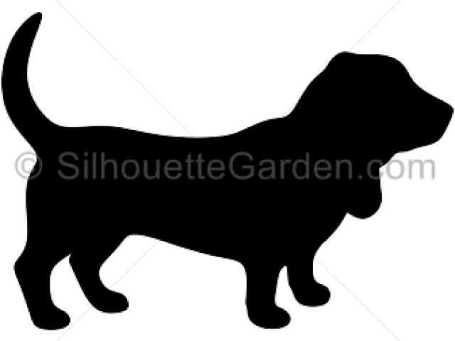 Beagle Hound Silhouette (640x480), Png Download