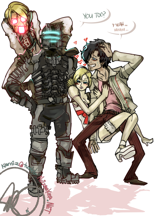 Dead Space 2/catherine - Cartoon (500x700), Png Download