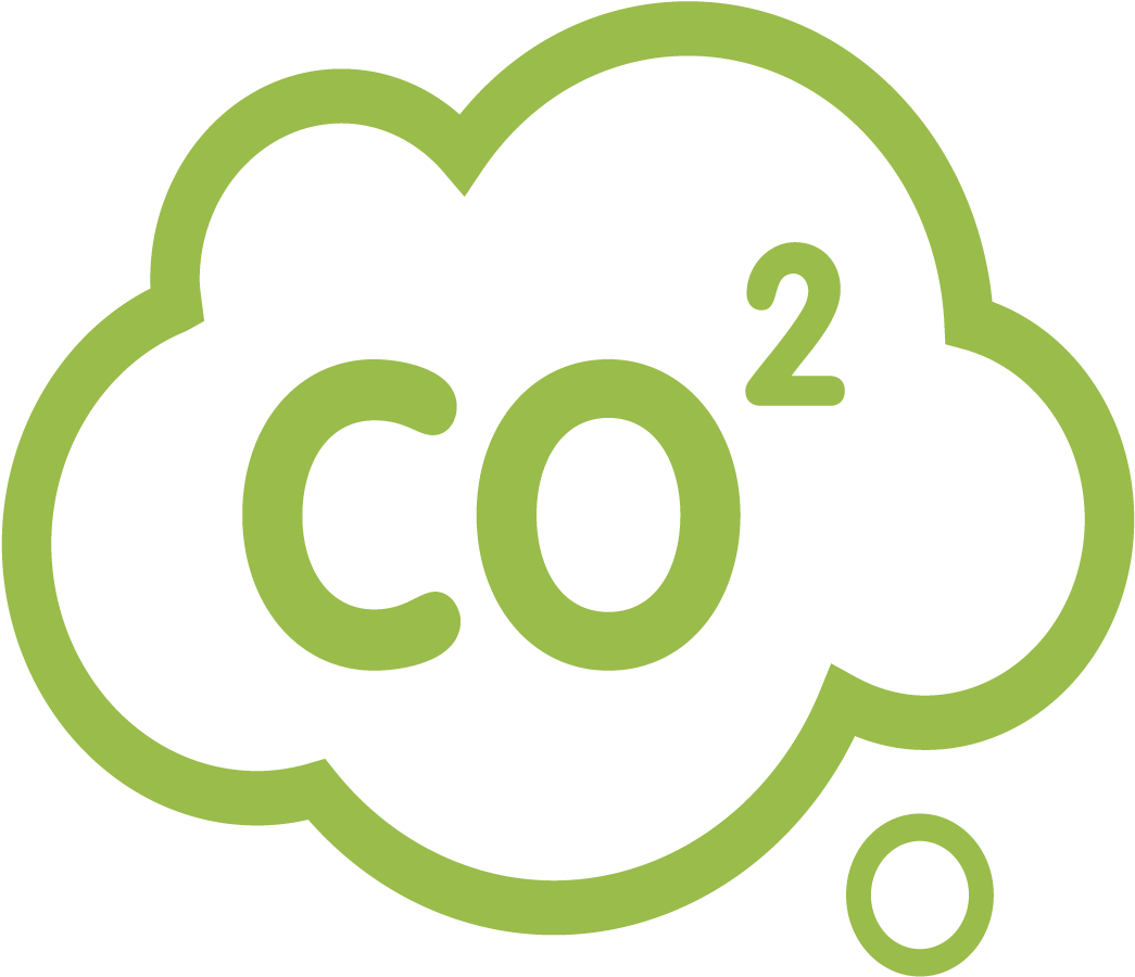 Green Co2 Icon - Greenhouse Gas (1200x900), Png Download