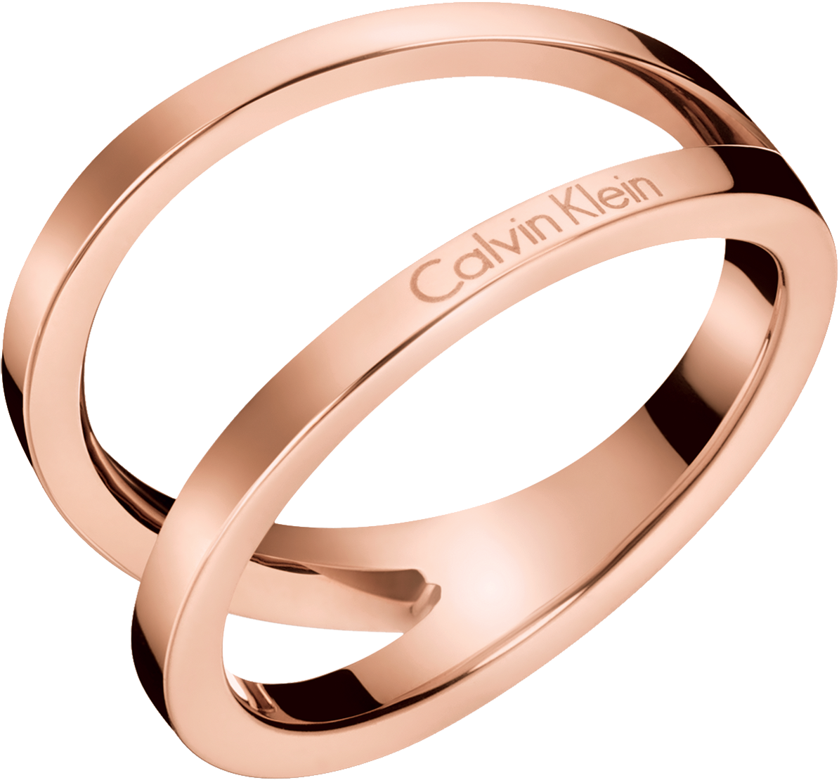 Calvin Klein Jewelry Calvin Klein Outline - Calvin Klein Ring Gold (1284x1200), Png Download