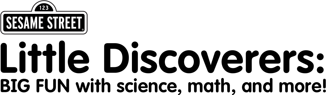 Little Discoverers Logo With Elmo Little Discoverers, - Sesame Street Sign (1260x380), Png Download