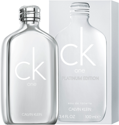 Ck One Platinum By Calvin Klein (400x425), Png Download