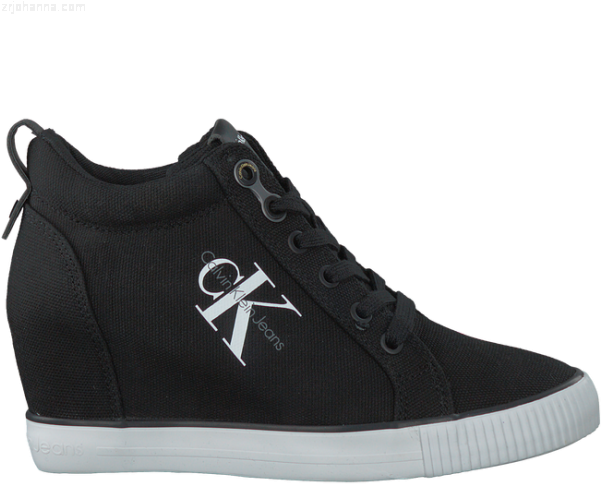 Calvin Klein Jeans Chantal Women Us 8 Black Slides (600x600), Png Download
