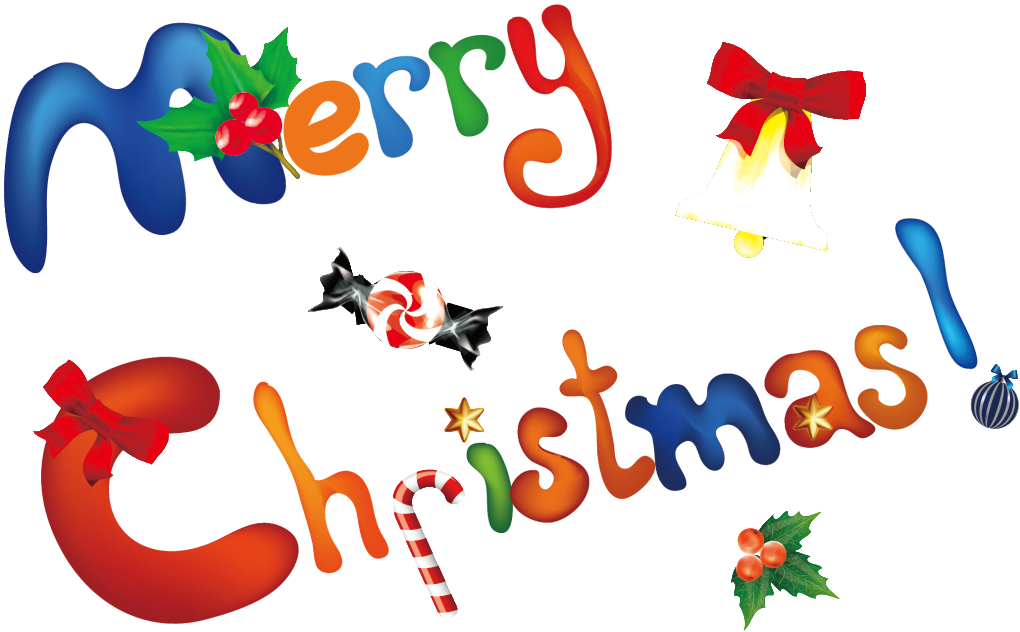 English Merry Christmas Png Element - Christmas Day (1024x644), Png Download