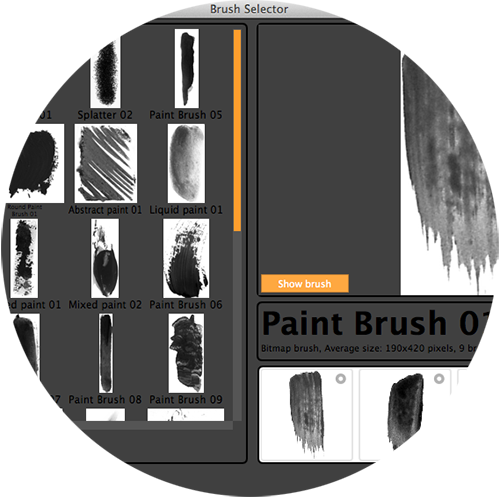 Brush Settings - Diagram (500x500), Png Download