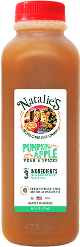 Pumpkin Apple Spice Seasonal - Natalie's Orchid Island Juice Orange Cranberry (250x550), Png Download