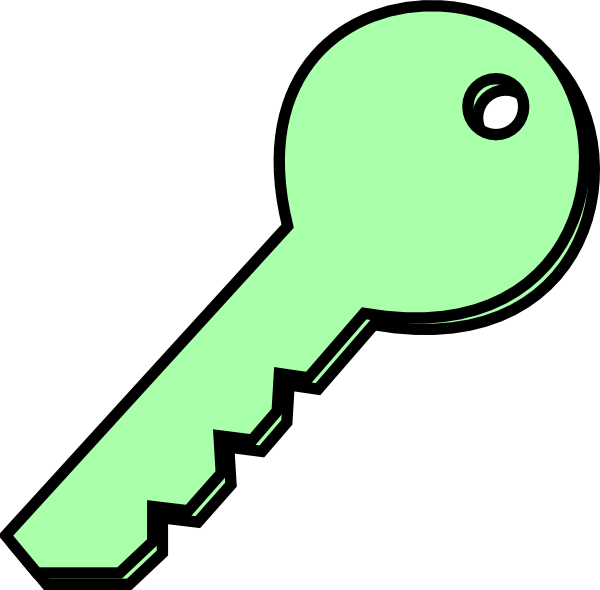 Clair Key - Key Clip Art (600x590), Png Download