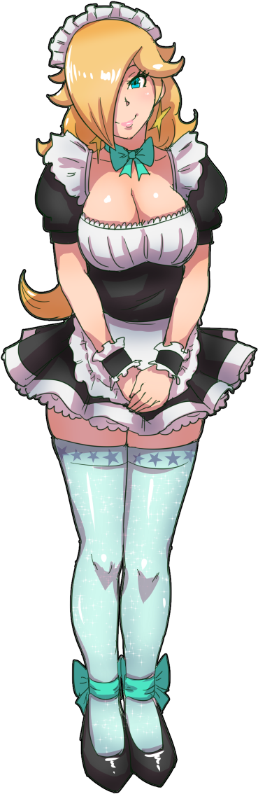 View Samegoogleiqdbsaucenao 1441430014725 , - Rosalina In A Maid Suit (552x1222), Png Download