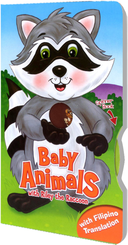 Picture Of Spinner Board Book - Animales Bebé (1000x1000), Png Download