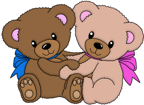 Animals Cute Baby Bears Adorable Fur Baby - Cute Imessage Stickers For Iphone (463x340), Png Download