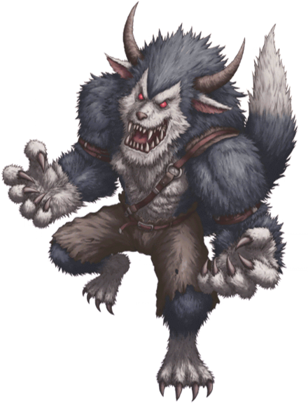 Dark Wolf Transparent - Transparent Epic Rpg Creatures (480x640), Png Download