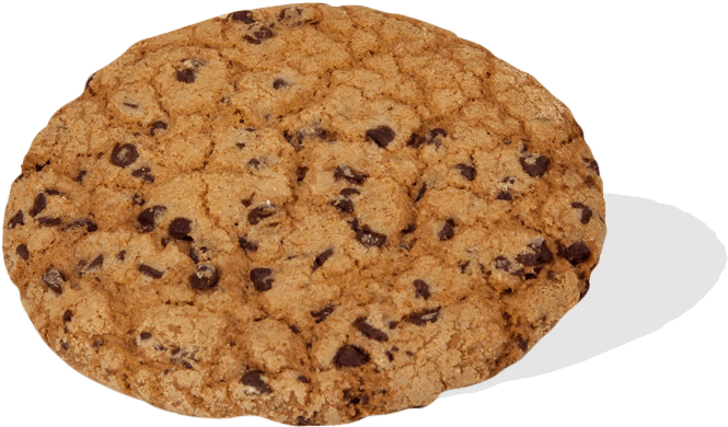 Choc Chip Cookie - Biscuit (900x600), Png Download