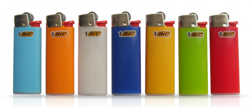 Bic Lighters - Bic Mini 5 Pack Assorted Colors Lighter (850x850), Png Download