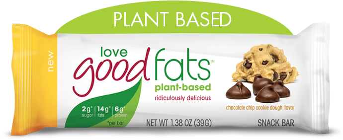 Chocolate Chip Cookie Dough <br> - Love Good Fats (715x290), Png Download