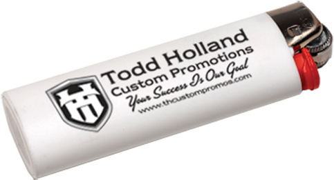 Custom Printed Bic Lighter - White Bic Lighter Png (600x600), Png Download
