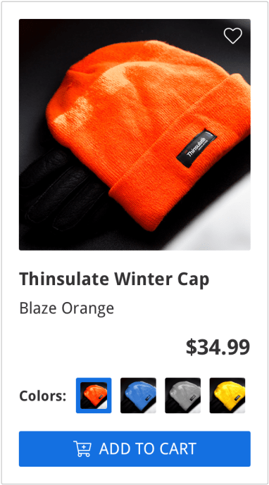Ecommerce Listing Showing Orange Knitted Winter Hat, - Hat (880x688), Png Download