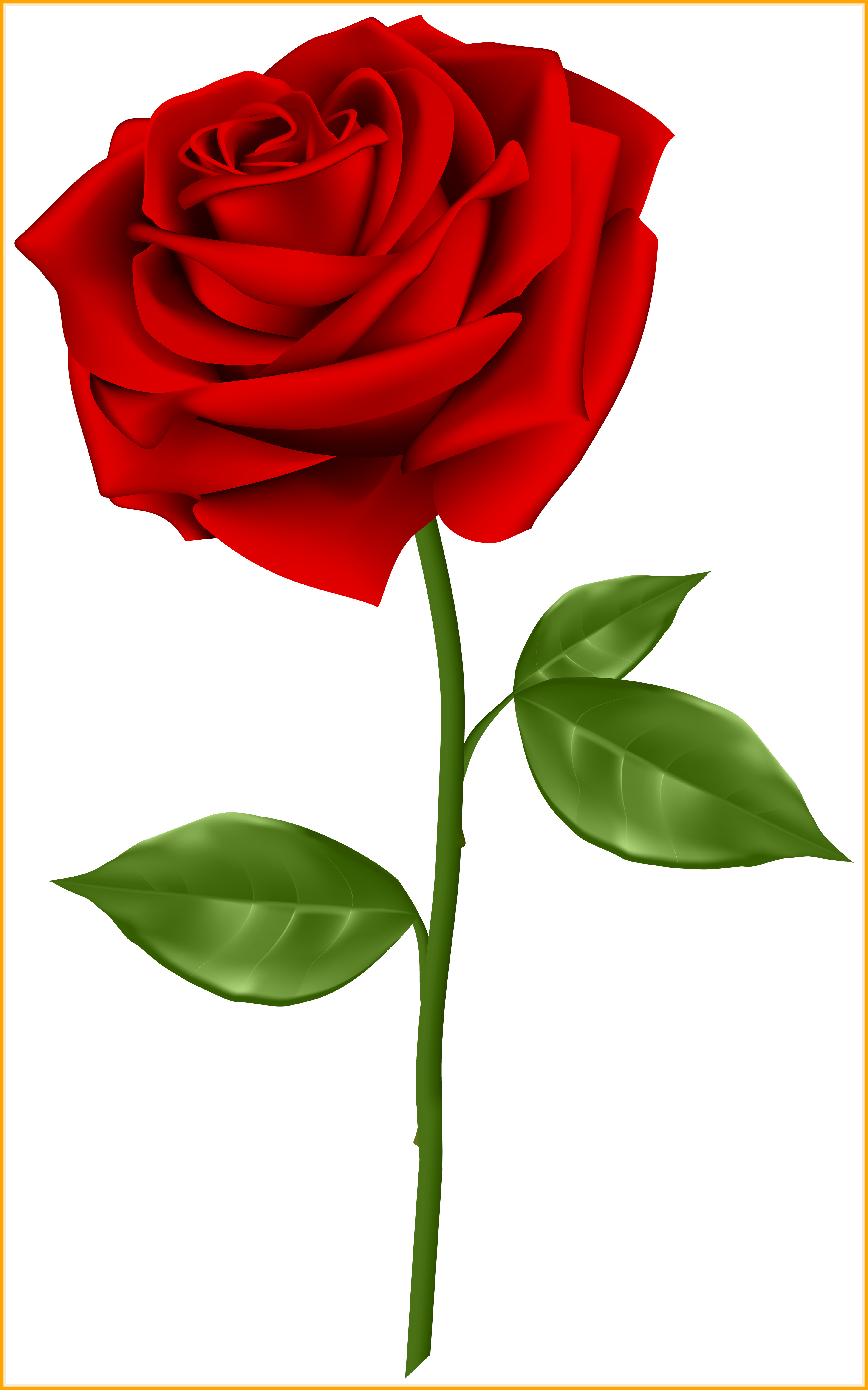 Vector Freeuse Download Appealing Spring Tree Branch - Red Rose Clipart (3779x6050), Png Download