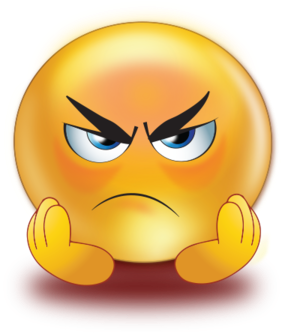 Angry Sad Rage - Angry And Sad Emoji (384x384), Png Download