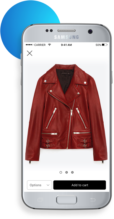 Display Your Product Images In A Full Screen View With - Chaqueta España (386x741), Png Download