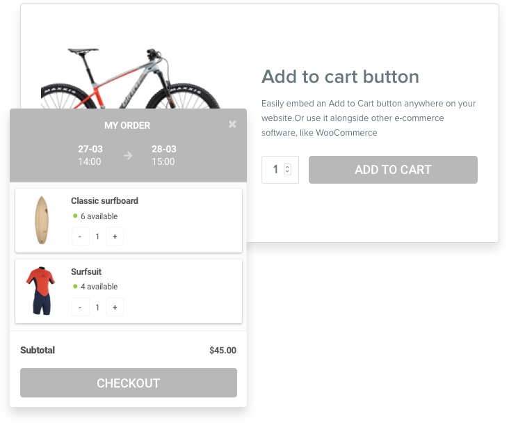 A Rent Now Button Embedded In Woocommerce - Woocommerce (732x608), Png Download