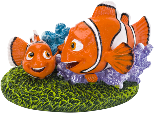 Penn-plax Fdr72 Finding Dory Nemo & Marlin Ornament, (599x459), Png Download