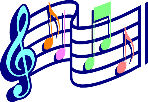 Music Notes Melody Sound Musical Notes Mus - Rhyme Time (495x340), Png Download