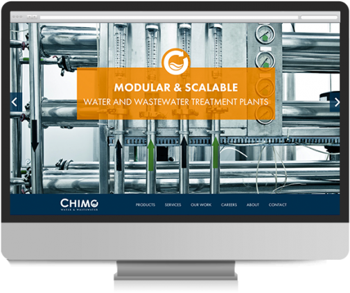 Chimo Website - Responsive Web Design (590x476), Png Download