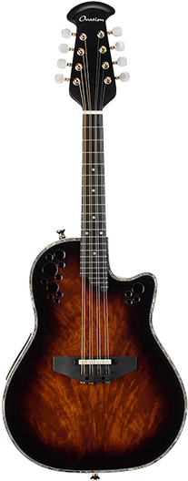 Mm68ax-af - Acoustic Dark Blue Guitar (400x554), Png Download