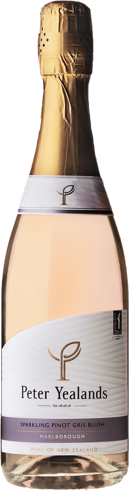 Peter Yealands Sparkling Pinot Gris Blush (800x1800), Png Download