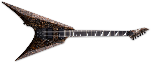 Arrow Series Guitars - Esp Ltd Alexi 200 Blk (640x270), Png Download