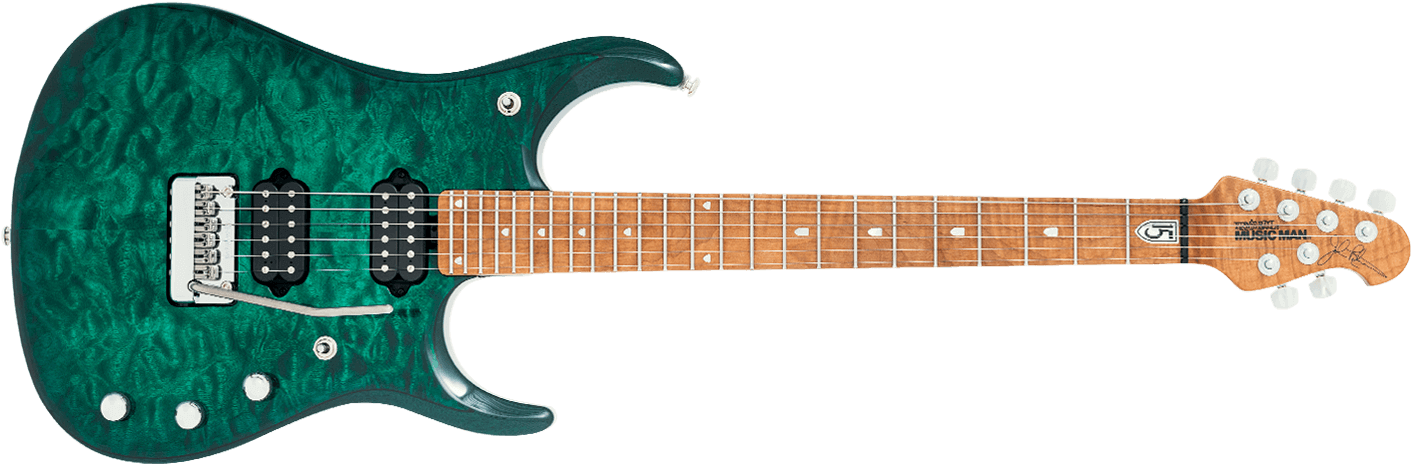Musicman Jp15 Teal Burst (1500x550), Png Download