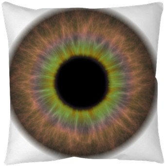 A Highly Detailed Iris Section Of The Human Eye - Cushion (400x400), Png Download