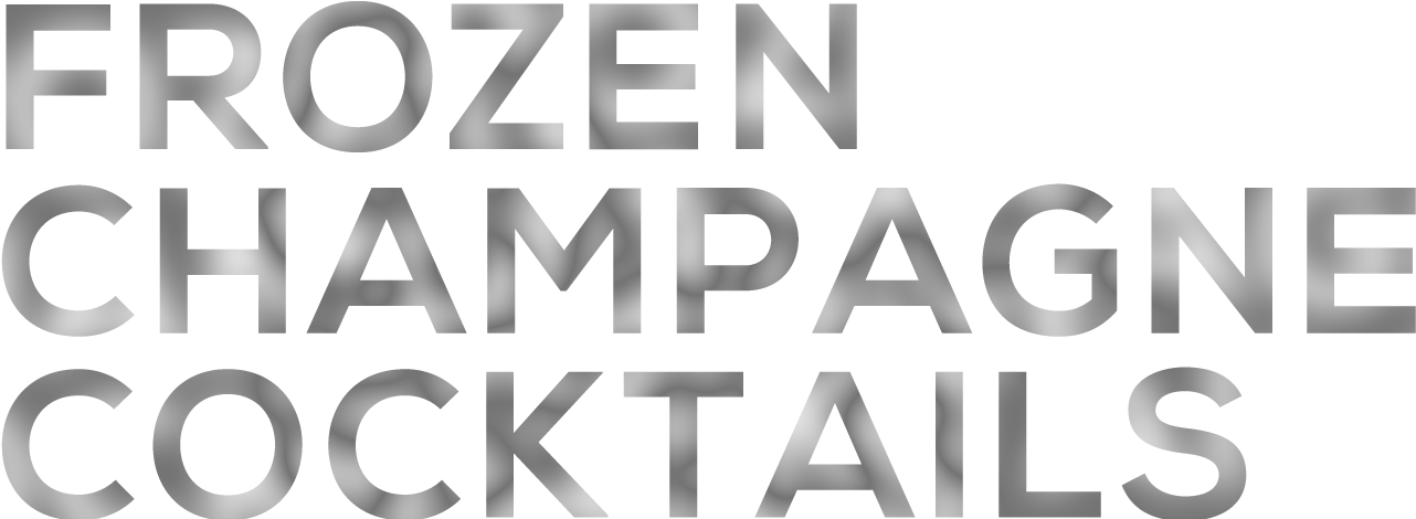 America's First Frozen Sparkling Wine Pop - Monochrome (1292x484), Png Download