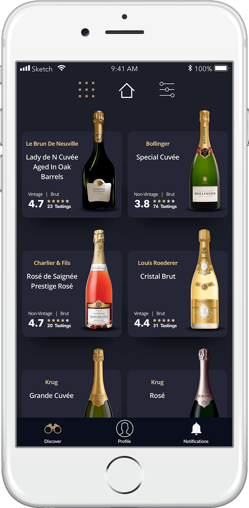 Champagne App, Champagne Moments, Discover, The World - Champagne (1106x1941), Png Download