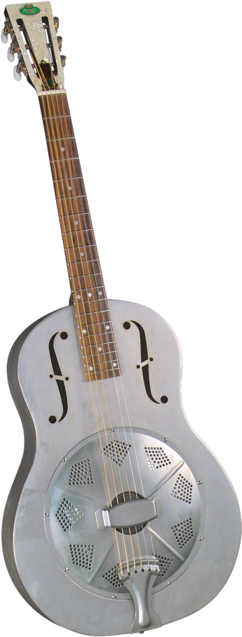 Guitars Regal Rc-43 Antiqued Nickel Plated Steel Triolian - Regal Rc-43 Antiqued Nickel-plated Body Triolian Resonator (580x921), Png Download