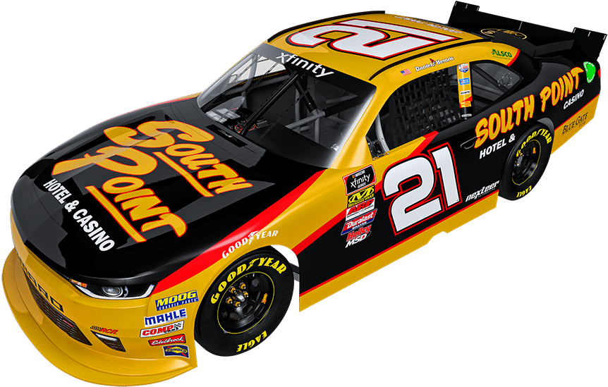 Daniel Hemric 2018 Paint Scheme - South Point Race Car (1020x555), Png Download