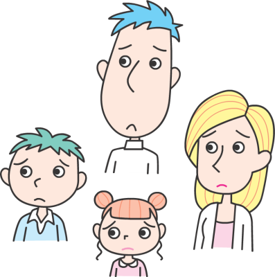 Download Customer Clipart Sad - Family Sad Clipart PNG Image with No  Background - PNGkey.com