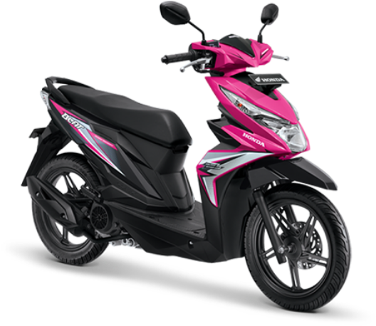 Honda Beat - Modifikasi Motor Beat 2018 (600x486), Png Download